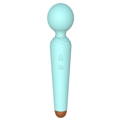 Stymulator do ciała - Rechargable Power Wand USB, Silikon, 10 funkcji, Wodoodporny