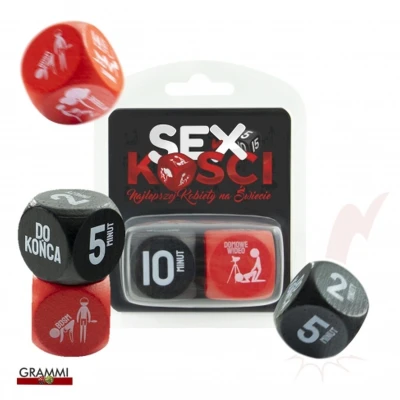 Kostki do gry dla par – Seksualne kości "Najlepsza Kobieta" – Red, urozmaicenie zabaw.
