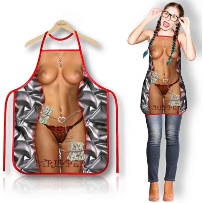 Fartuszek erotyczny Stripper 116ST, regulowany, łatwy w czyszczeniu, zmysłowy design