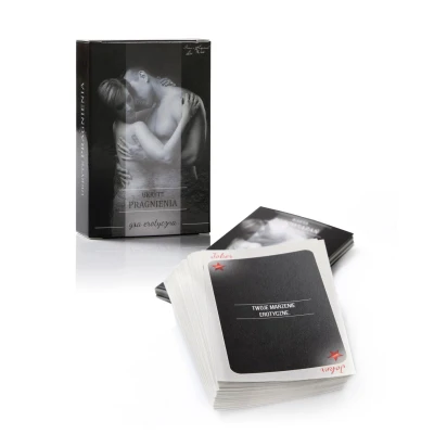 Gra erotyczna "Ukryte pragnienia" - 54 karty, wiek 18+, relacje partnerów