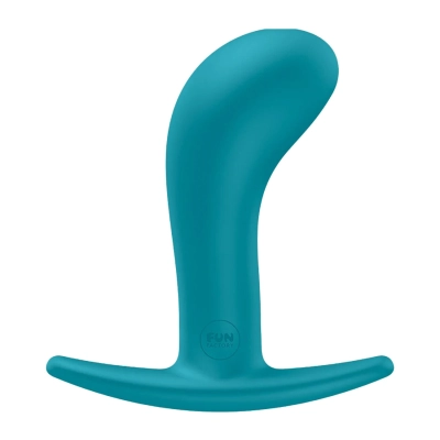 Korek analny Bootie L Aquamarine FF – silikonowy, długość 11 cm