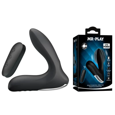 Masażer prostaty Mr. Play - 12 trybów wibracji, regulowany nacisk 3,2-4,5cm