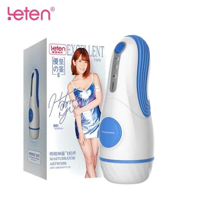 Masturbator męski Leten AMT, 22.2 cm, 3 prędkości, 7 częstotliwości ssania