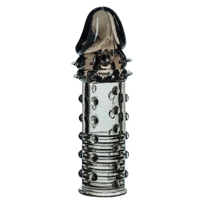 Przedłużka rozciągliwa z termoplastycznej gumy, 2 cale, 16 cm długości, szara