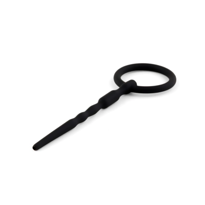 Plug penisa silikonowy | Seria No.04 — kanał wewnętrzny, stopniowane wypustki