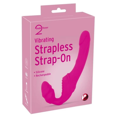 Wibrator strap-on bez uprzęży You2Toys, silikonowy, 9 trybów wibracji, wodoodporny