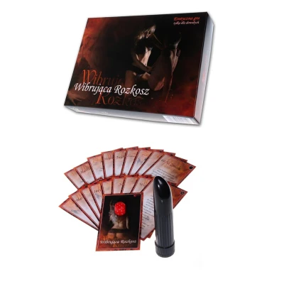 Gra towarzyska dla par - Odgrywajcie Razem, z wibratorem Lady Finger, 12 zadań