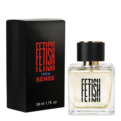 Perfumy męskie FETISH SENSE 50ml - intensywne nuty brzoskwini i bergamotki, atrakcyjny zapach