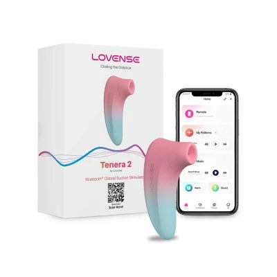 Stymulator ssący Lovense Tenera 2, technologia PulseSense™, wodoodporny IPX7, silikon medyczny