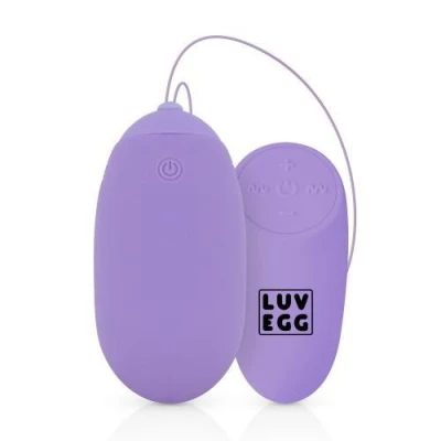 Jajko wibracyjne XL Luv Egg - 10 trybów, wodoodporne, ergonomiczny kształt