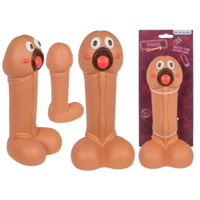 Zabawka Imprezowa - Krzyczący Penisek 23 cm, Głośny, Idealny na Wieczory Panieńskie