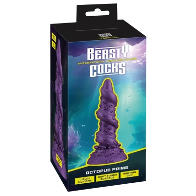 Dildo Beasty Cocks Octopus Prime, silikonowy, 20,2 cm, szerokość 4,6 cm