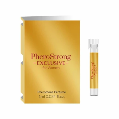 Tester feromonów PheroStrong Exclusive dla kobiet 1 ml - Wzmacnia przyciąganie i sukces
