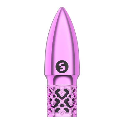 Wibrator łechtaczkowy Glitter - 10 trybów, akumulator, wodoodporny, różowy