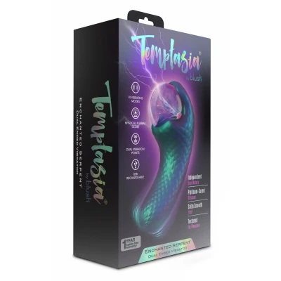 Wibrator do punktu G Temptasia Enchanted Serpent, silikon, 10 ustawień, wodoodporny