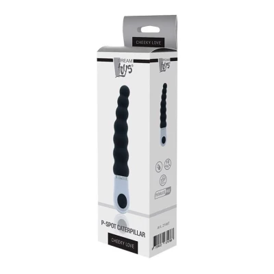 Wibrator P-spot Cheeky Love, silikonowy, 10 funkcji, wodoodporny, czarny