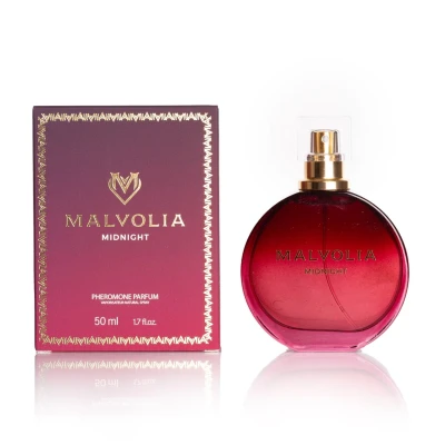 Perfumy z feromonami - Feromony MALVOLIA MIDNIGHT, 50ml, nuty róży i paczuli