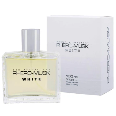 Woda perfumowana dla mężczyzn AURORA PHERO-MUSK WHITE 100ml, nuty bergamotki, piżmo