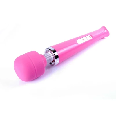 Masażer klasyczny USB Magic Wand Pink - Silikon, 10 funkcji, długość 32 cm