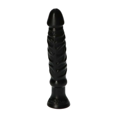 Wibrator analny Italian Cock 4", czarny, wodoodporny, PVC