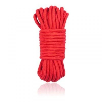 Lina bawełniana (BAWEŁNA) COTTON ROPE 5m Czerwona - Fetysz Art Toyz4Lovers