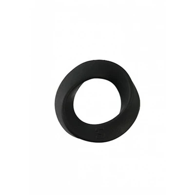 Pierścień erekcyjny - Regular, Silikonowy, Wodoodporny, Czarny