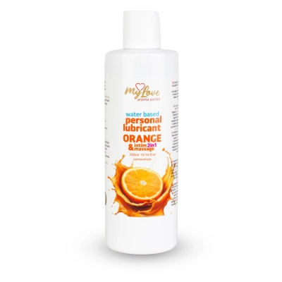 Preparat intymny i do masażu 2w1 MyLove Aroma Series Pomarańcza 300 ml