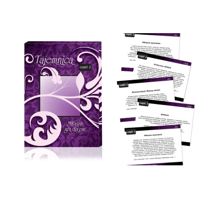 Gra miłosna dla par - Grajmy Razem, karty z zadaniami, nawiązywanie emocji