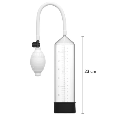 Pompa do penisa FUSION X – przezroczysta, 20 cm długości, materiał: poliwęglan, silikon