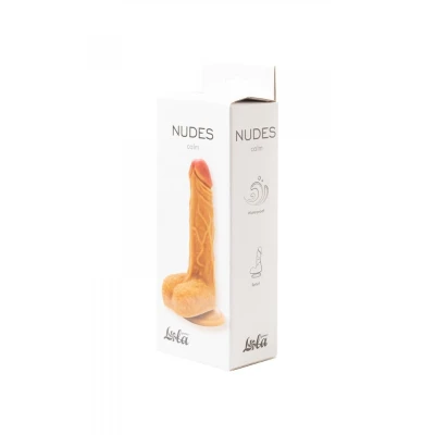 Dildo PVC Lola Games Nudes, 17,5 cm długości, realistyczny, z przyssawką