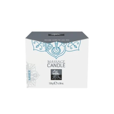 Świeca do masażu Świeca-Shiatsu, 130g, aromat bursztynu, rozgrzewające działanie