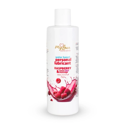 Żel intymno-masujący 2w1 MyLove Aroma Series Malina, wodny, 300 ml