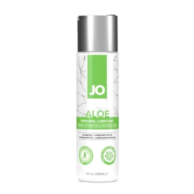 Lubrykant na bazie wody JO Aloe 120 ml - z aloesem, hialuronowy, bez parabenów