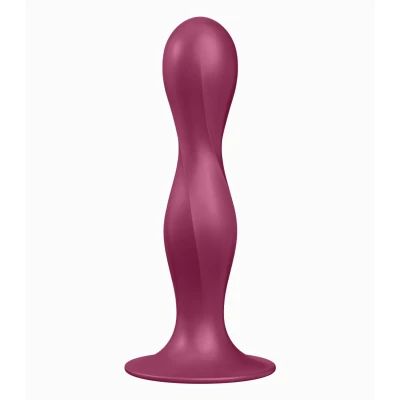 Stymulator analno-waginalny Satisfyer Double Ball-R, silikon, funkcja ssania, naturalne wibracje