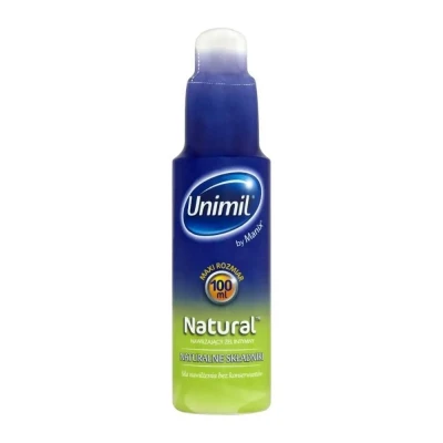 Żel nawilżający intymny Unimil Natural 100ml - Atestowana formuła, na bazie wody, hipoalergiczny