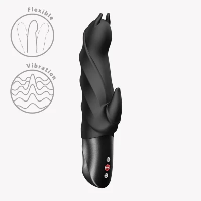 Wibrator typu rabbit Fun Factory Darling Devil – podwójna stymulacja, 4 prędkości, IPX7