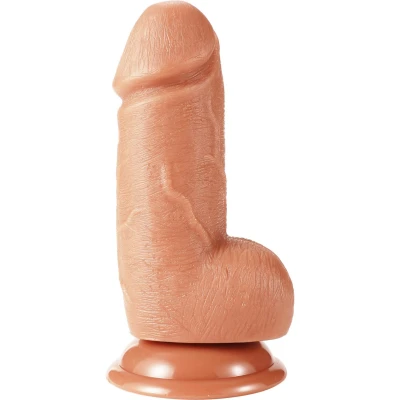 Dildo INFERNO HIDDEN DESIRE, PVC 14 cm, realistyczne detale, przyssawka