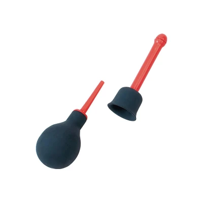 Strzykawka rectalna Black – PP, wodoodporna, z dodatkową końcówką 16cm