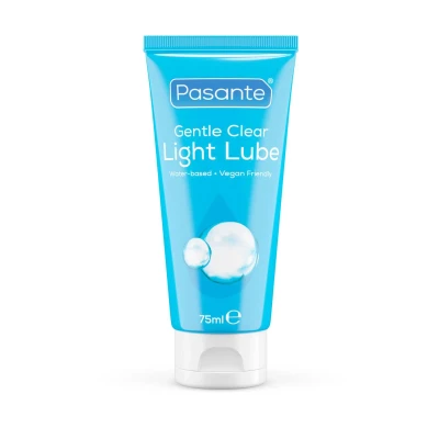 Lubrykant na bazie wody Pasante Gentle Light 75ml – Przezroczysty, bezzapachowy, wegański
