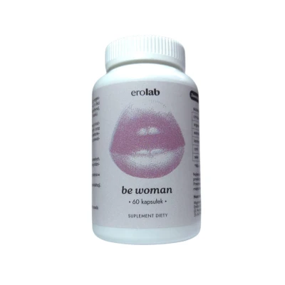 Suplement diety Be Woman Caps – 60 kapsułek, zwiększające libido i relaksujące