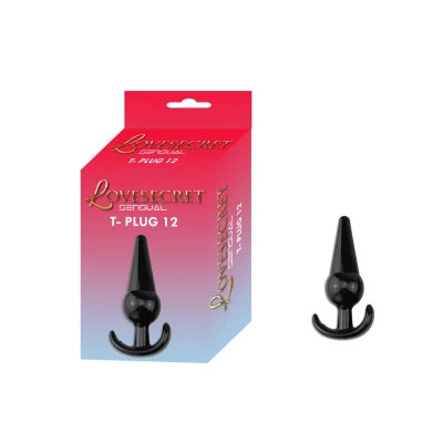 Korek analny Lovesecret Sensual LS21 T-Plug 12, długość 12,6 cm, bezpieczeństwo TPE