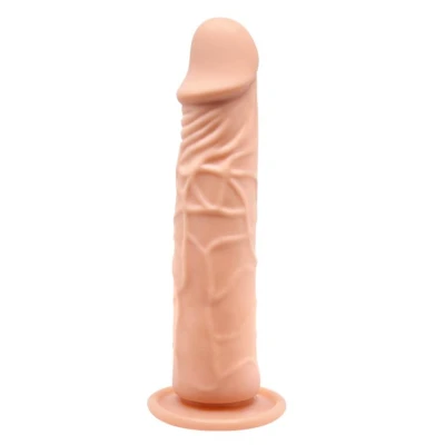 Dildo BAILE BARBARA 7.8'' TPR, wodoodporny, podwójne otwory, mocna przyssawka