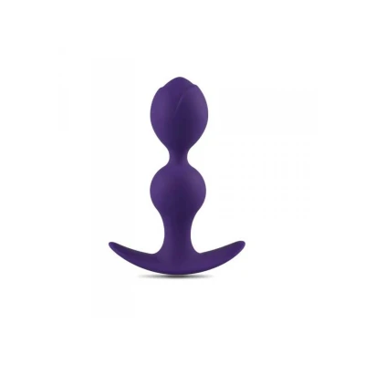 Wtyczka analna Plug-Plug z ergonomicznym uchwytem, 100% silikonowa, bezpieczna w użyciu