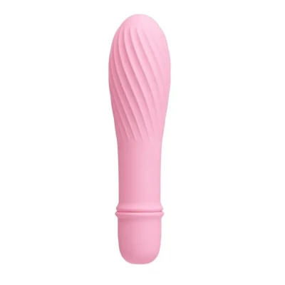 Wibrator silikonowy Pretty Love Solomon, 10 funkcji drgań, wodoodporny, 123mm