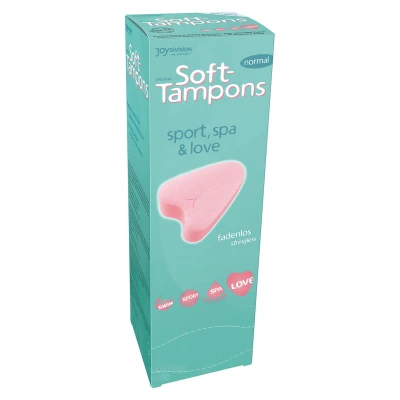 Tampony normalne SOFT TAMPONS, komfortowy materiał, maksimum 8 godzin ochrony, 10 szt.