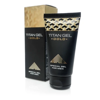 Żel na powiększenie penisa Titan Gel GOLD 50ml, intensywne działanie, bezzapachowy