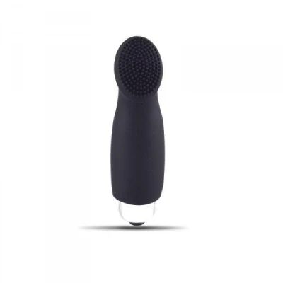 Stymulator wibracyjny palcowy, Silikonowy, Wbudowany pocisk, elastyczny, 44993 mm