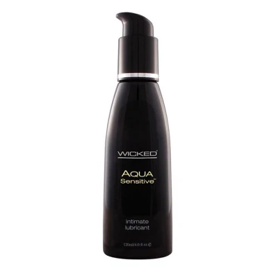 Lubrykant wodny WICKED AQUA SENSITIVE 120ML | Hipoalergiczny | Ekstrakty z aloesu i oliwek