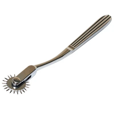 Koło Wartenberg - Klasyczne, metalowe, unisex, srebrne, z ostrymi kolcami