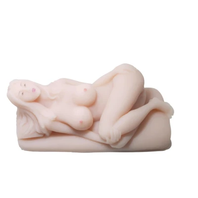 Masturbator TPR BAILE, podwójne wibrujące jajeczka, funkcja dźwiękowa, 3AAA